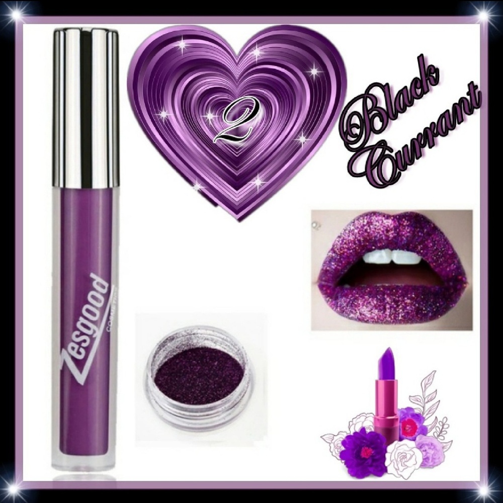 Glitter Lipstick & Powder set!!!